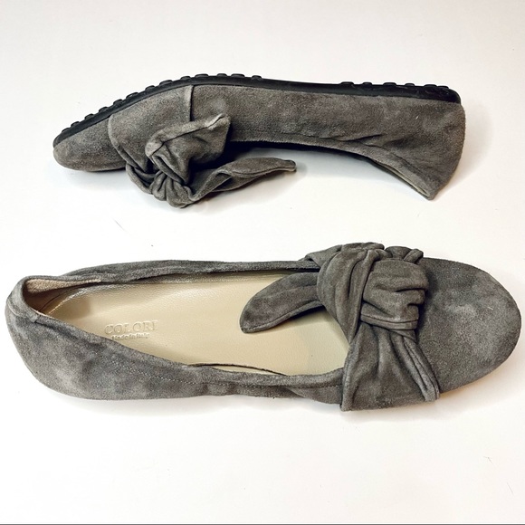 COLORI “Made in Italy” Suede Flats - Picture 4 of 13